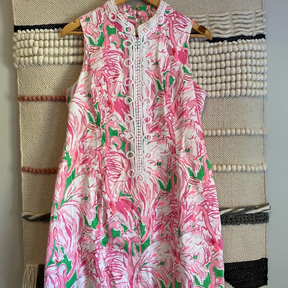 Lilly Pulitzer Pink Flamingo Dress